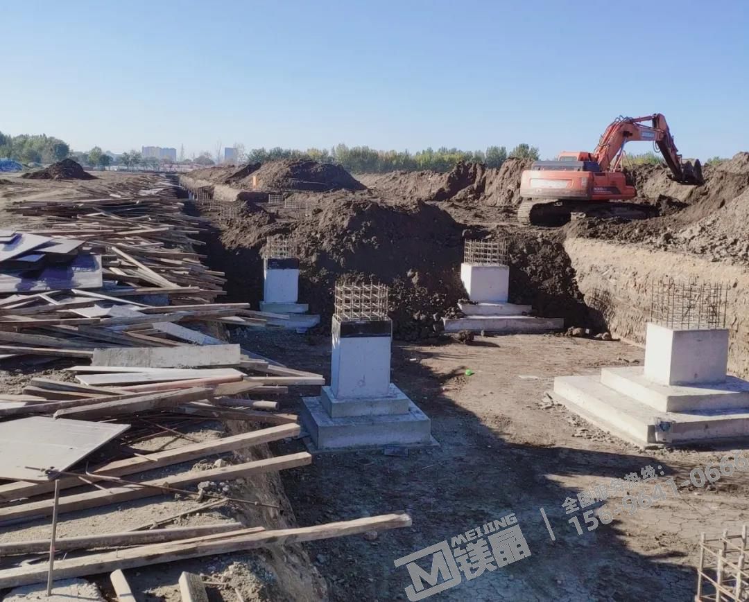 遼寧鎂晶板生產(chǎn)基地火熱建設中