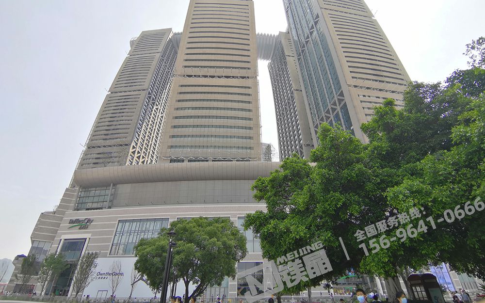 重慶來福士廣場項目-鎂晶防火板案例