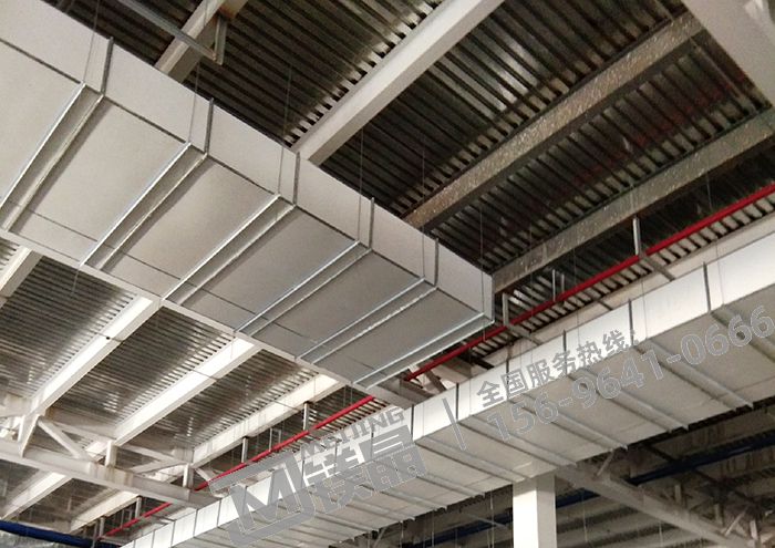 鎂晶耐火風管板應用方向：洛陽格力電器生產基地